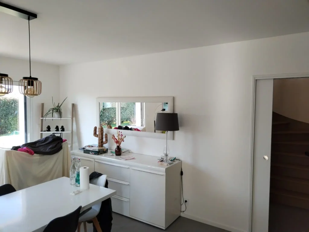 Rénovation, séjour, peinture